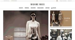 Desktop Screenshot of madamemoss.com